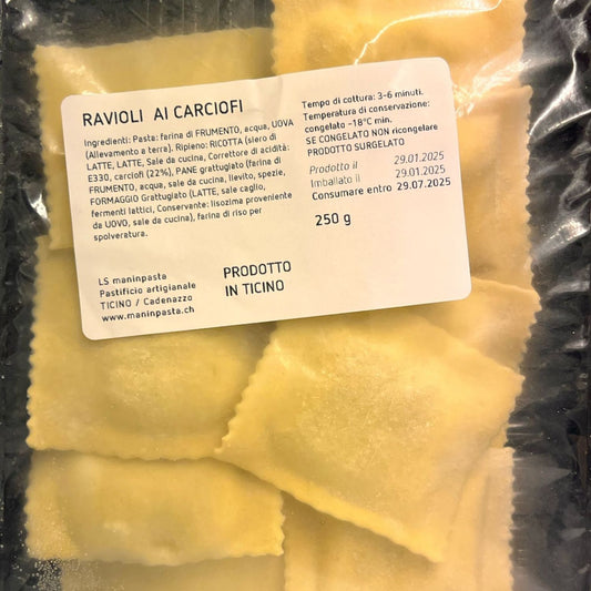 Ravioli ai carciofi