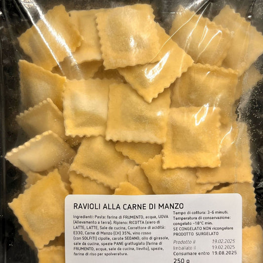 Ravioli alla carne di manzo